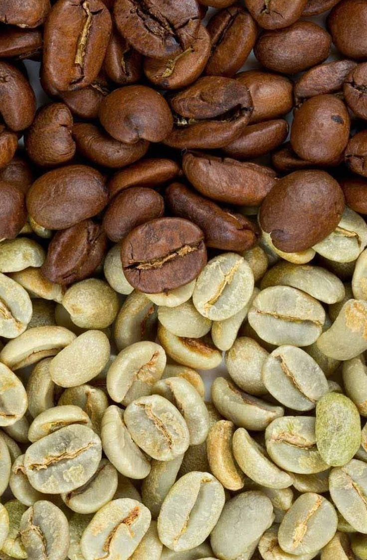 Roasted vs green coffee beans comparison grades